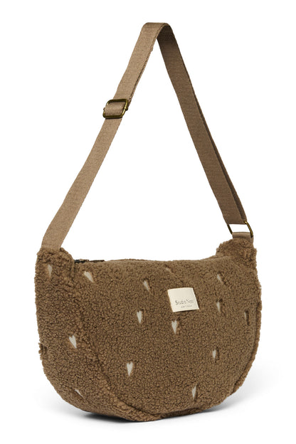 Studio Noos – Brown Teddy Hearts Adult Fanny Pack