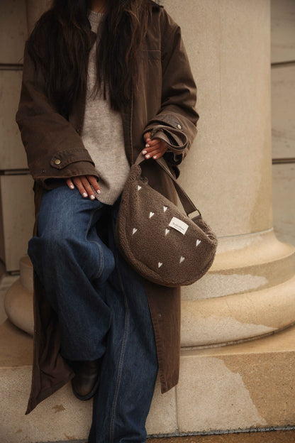 Studio Noos – Brown Teddy Hearts Adult Fanny Pack