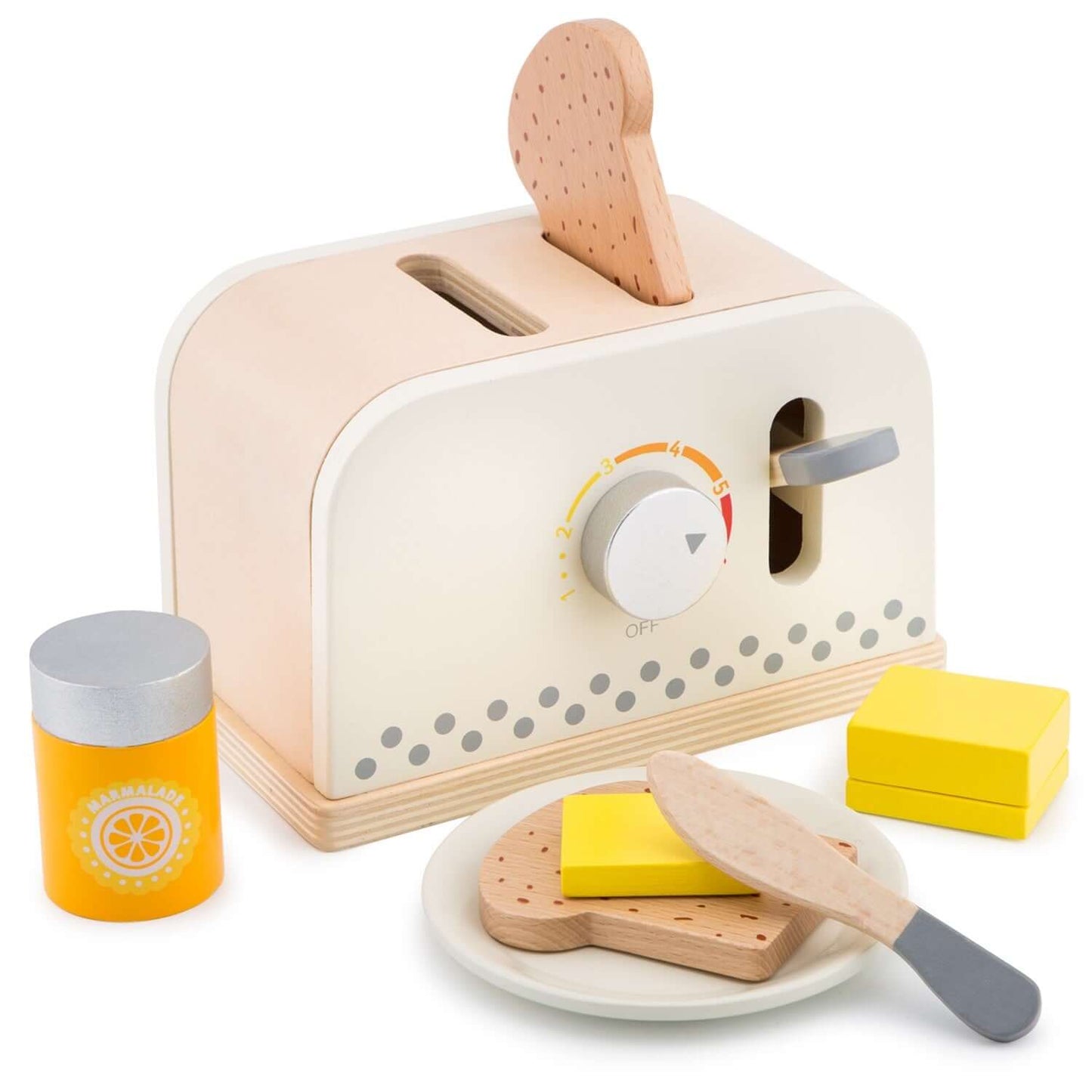 Toaster houten set