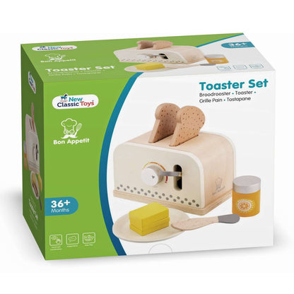 Toaster houten set