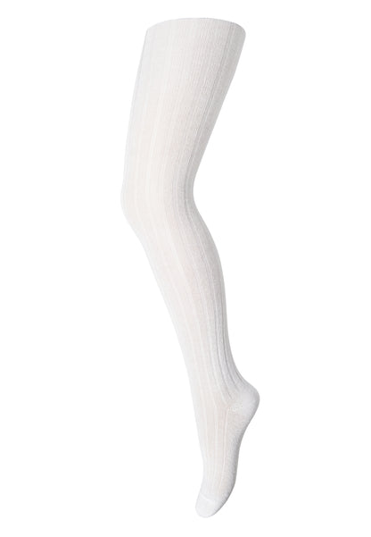 MP Denmark - Cotton rib tights white