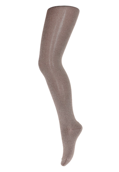 MP Denmark - Glitter tights Brown Sienna