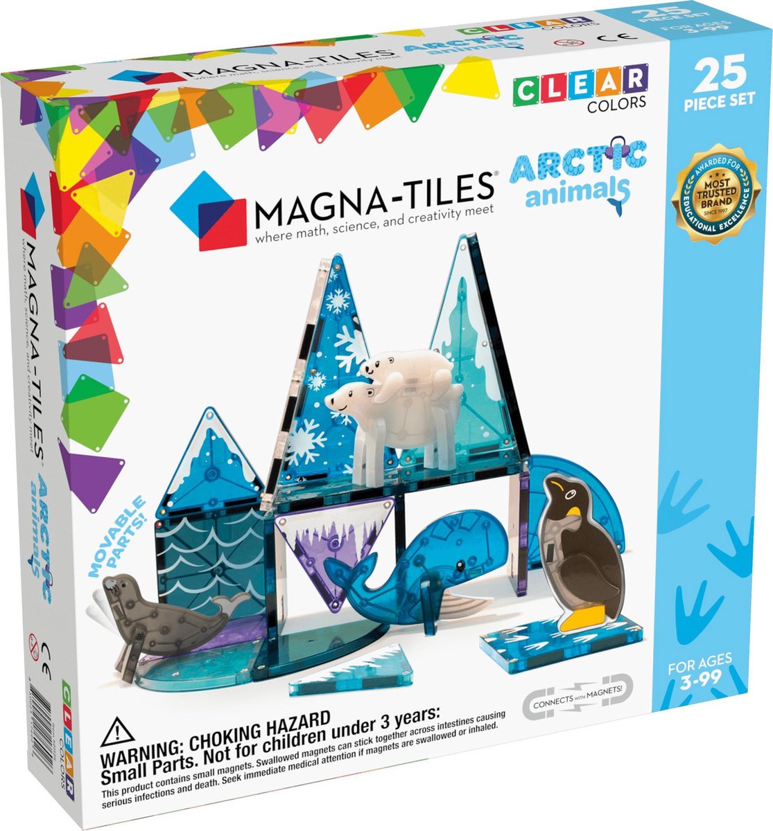 Magna-Tiles Arctic Animals 25-stuk Set