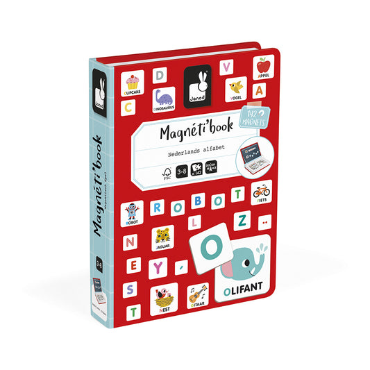 Janod - Janod - Magneti'Book Alfabet (Nederlandstalig) | Magnetisch Speelboek