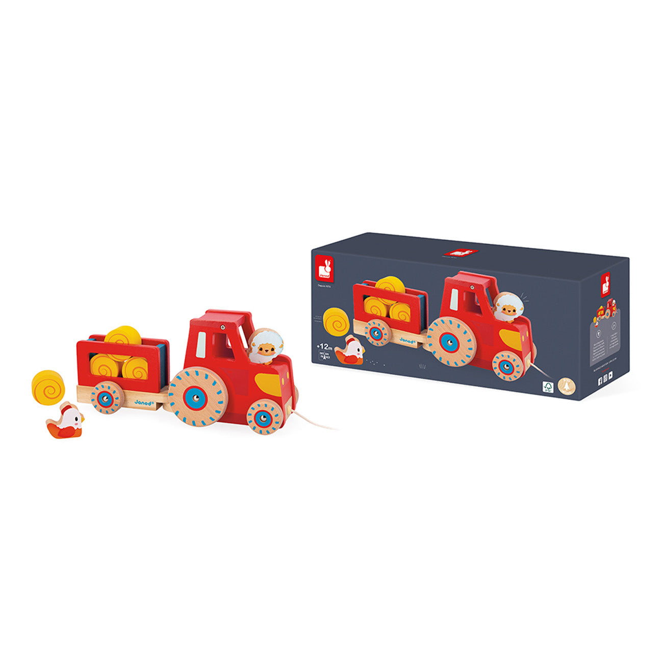 Janod -  Trekfiguur Tractor