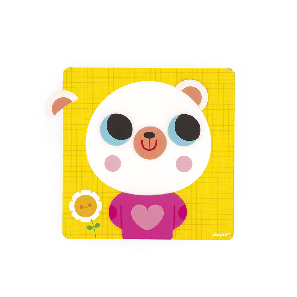 Janod - Magneetspel Emoties | Educatief Houten Speelgoed