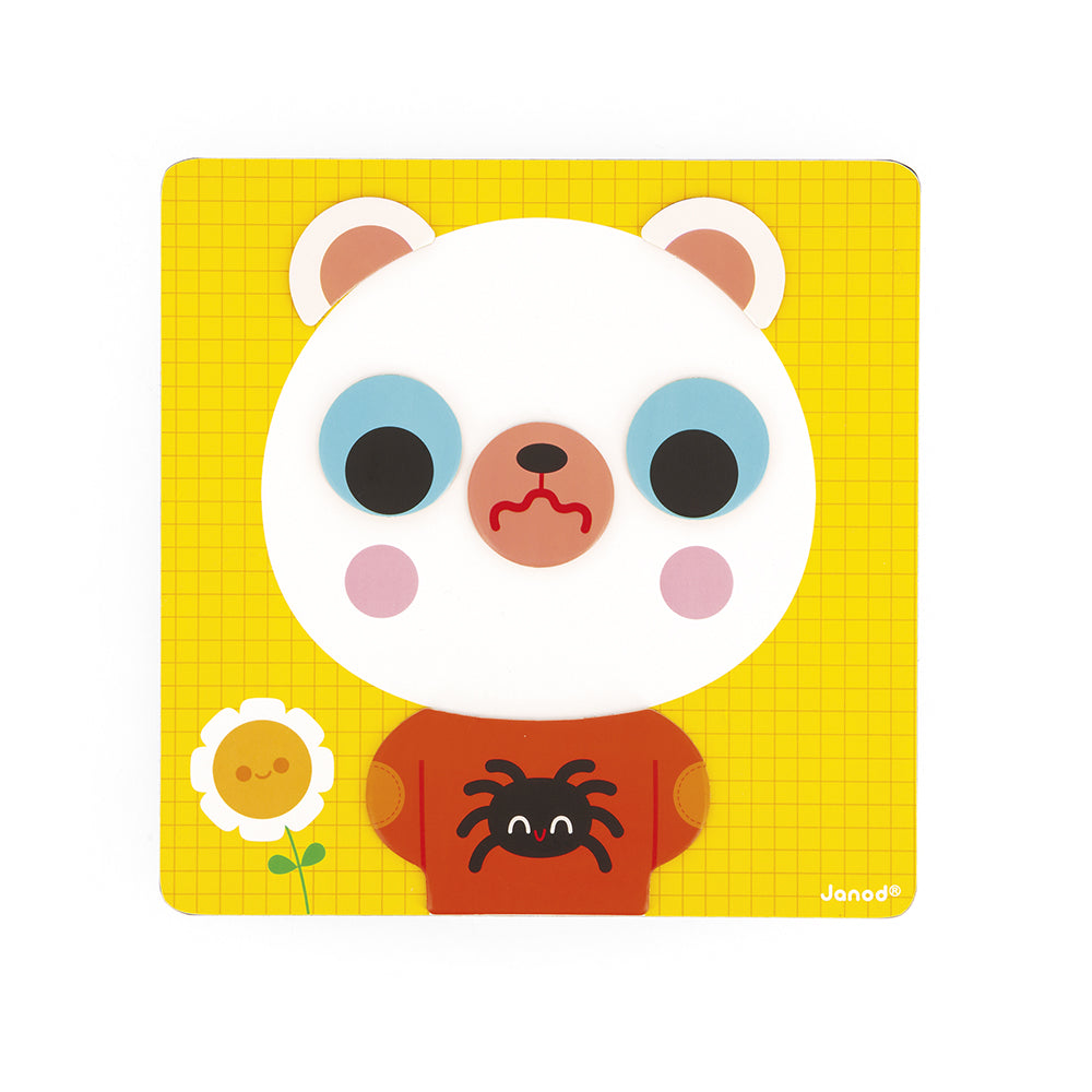 Janod - Magneetspel Emoties | Educatief Houten Speelgoed