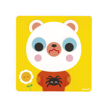 Janod - Magneetspel Emoties | Educatief Houten Speelgoed
