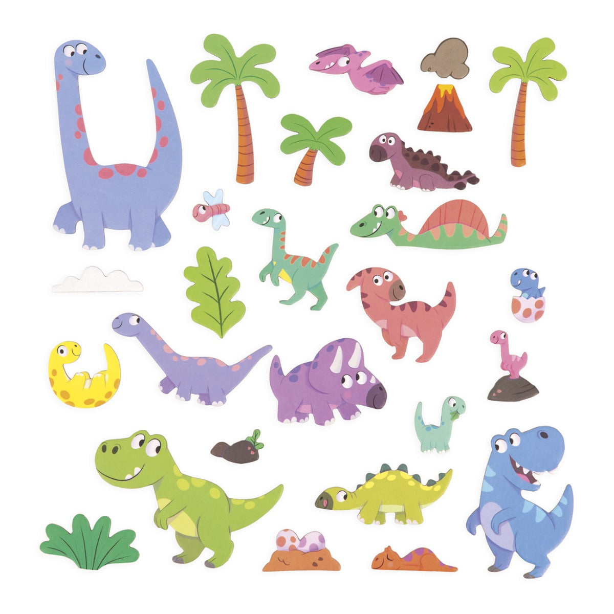 Janod -  Magneti’Stories Dinosaurussen | Magnetisch Verhaalspel