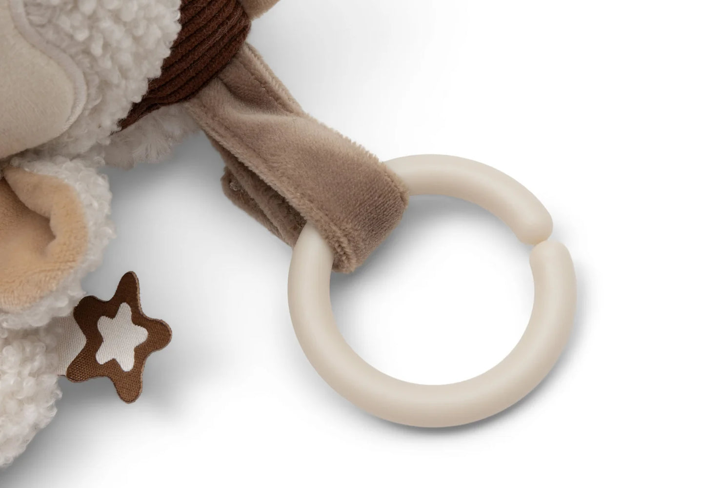 Jollein - Activity Cube – Woolly | Zachte Activiteitenkubus voor Baby’s