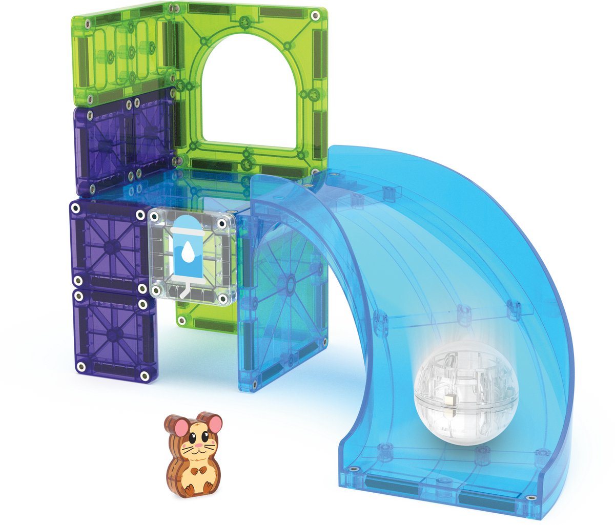 Magna-Tiles Hamsterbal Magnetisch Speelgoed (13-delige Dierenset)