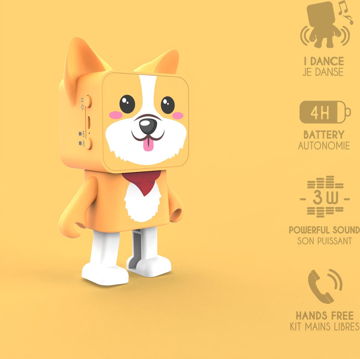 MOB - Dancing Animals Corgi Bluetooth luidspreker