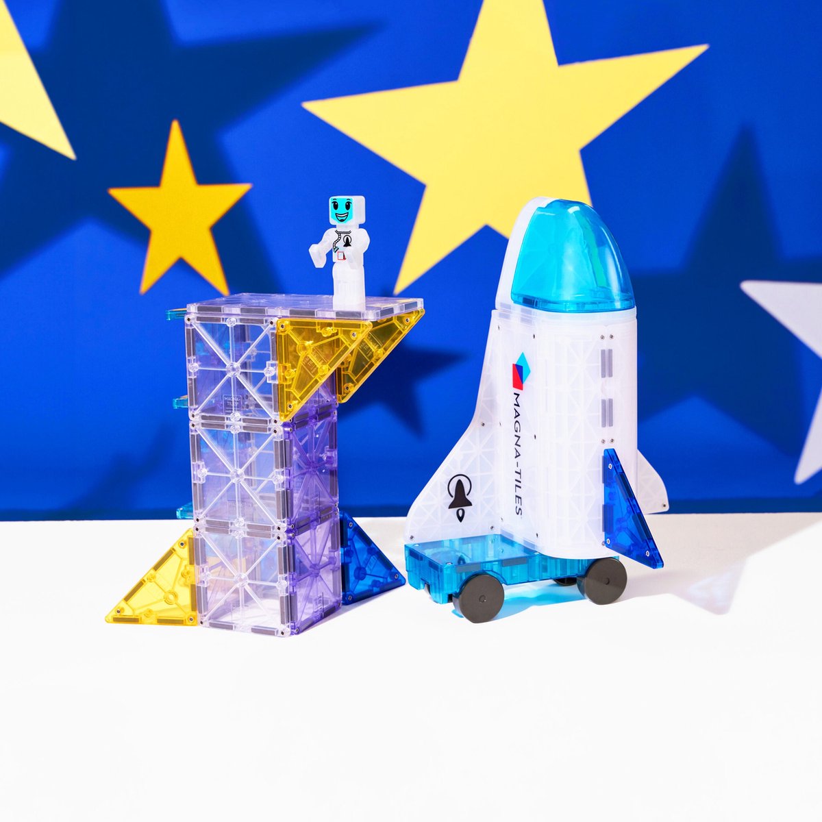 Magna-Tiles  Space 32-Piece Set – Bouw je eigen ruimteavontuur!