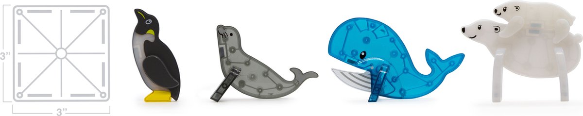 Magna-Tiles Arctic Animals 25-stuk Set