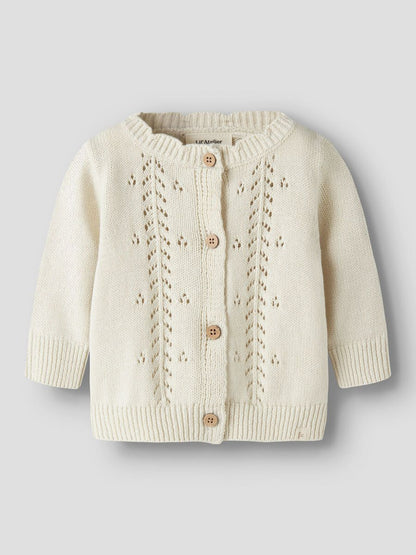 Lil' Atelier - Bubbel Gebreid Baby Vest | Turtledove