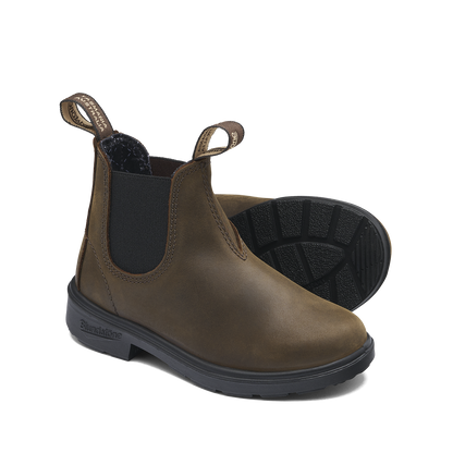 Blundstone - Kids boots nubuck | Antique Brown