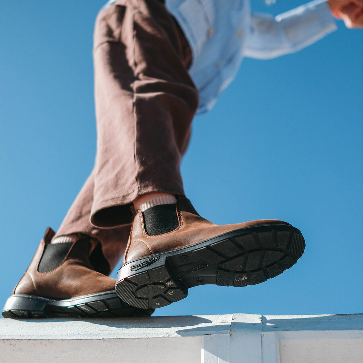 Blundstone - Kids boots nubuck | Antique Brown