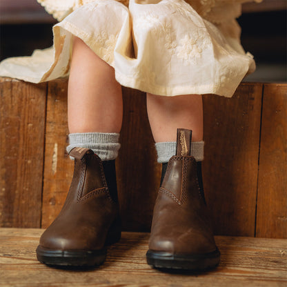 Blundstone - Kids boots nubuck | Antique Brown