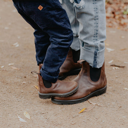 Blundstone - Kids boots nubuck | Antique Brown