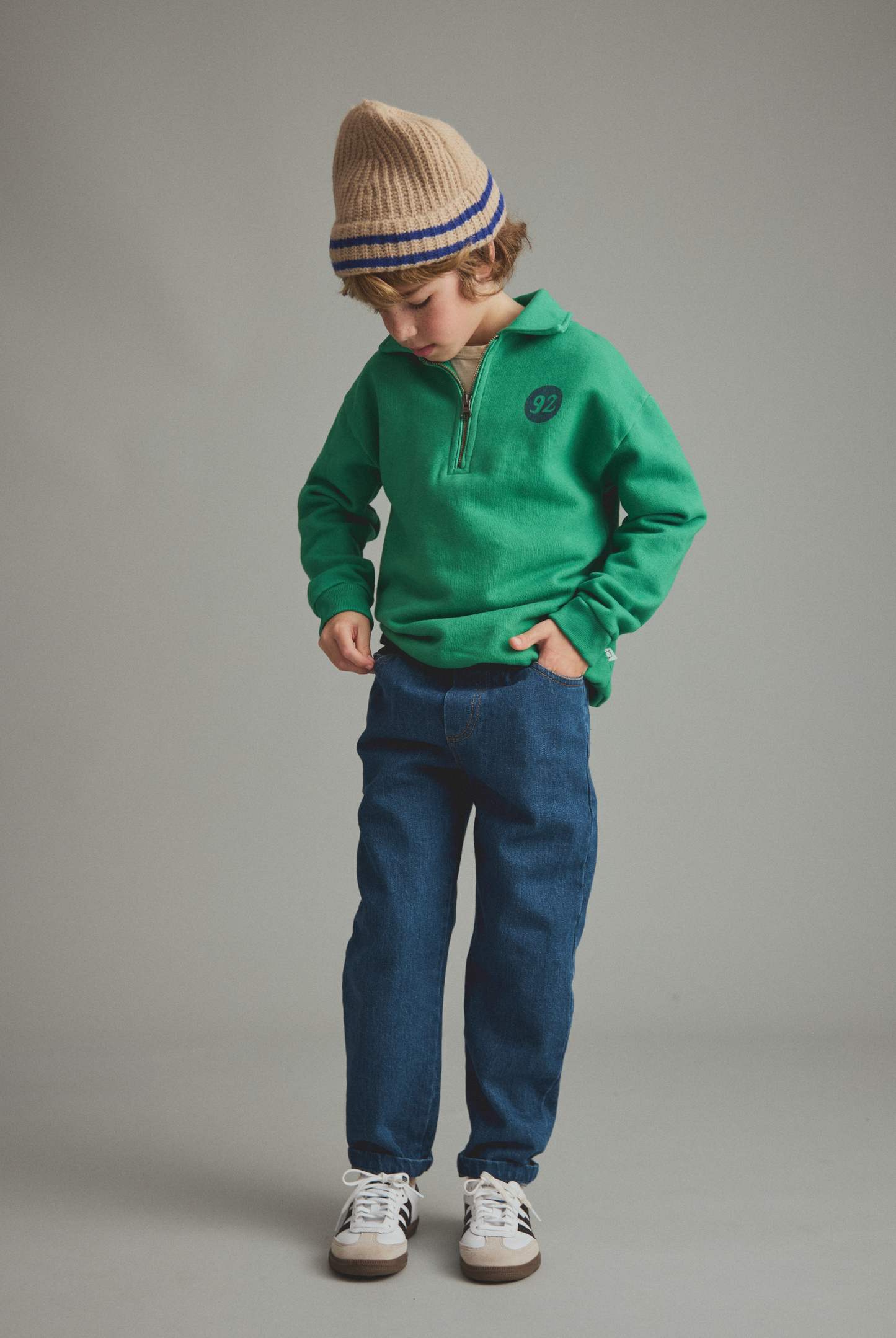 Cozmo - OTTO Polo Sweater | Grass Green