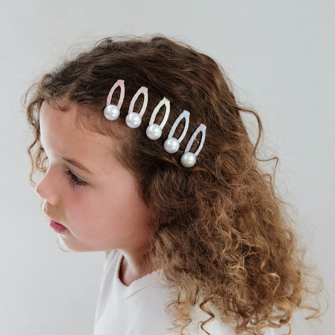 Mimi & Lula - Pearly Mini Clip set clic clacs