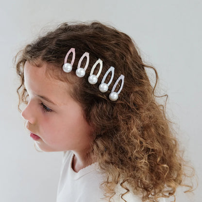 Mimi & Lula - Pearly Mini Clip set clic clacs