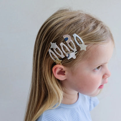 Mimi & Lula - Celeste Unicorn Mini Clip set clic clacs