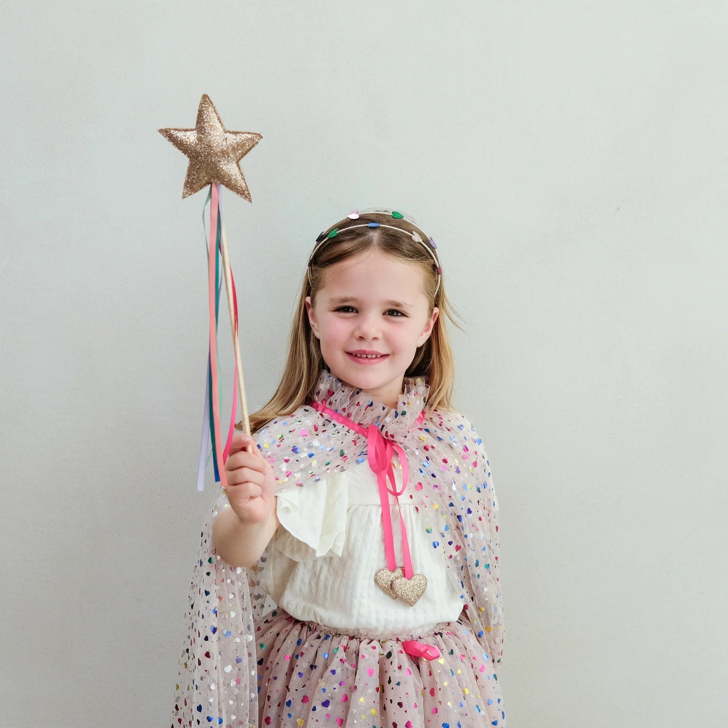 Mimi & Lula - Rainbow Hearts Cape