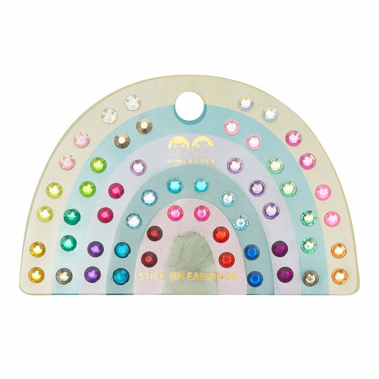 Mimi & Lula - Bright Gem Stick On Earrings | 30 paar