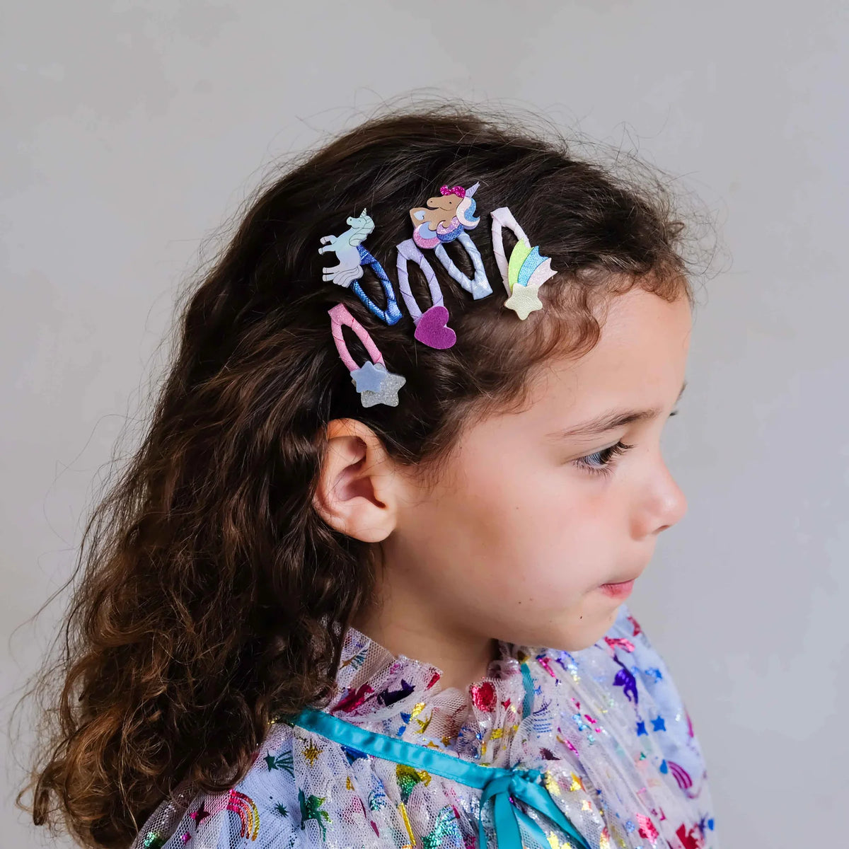Mimi & Lula –  Unicornland Mini Hair Clips | 5 stuks