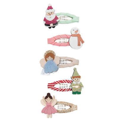 Mimi & Lula – Cute Christmas Character Mini Hair Clips | 5 stuks
