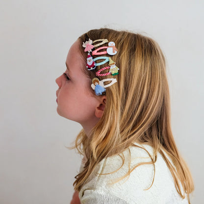 Mimi & Lula – Cute Christmas Character Mini Hair Clips | 5 stuks