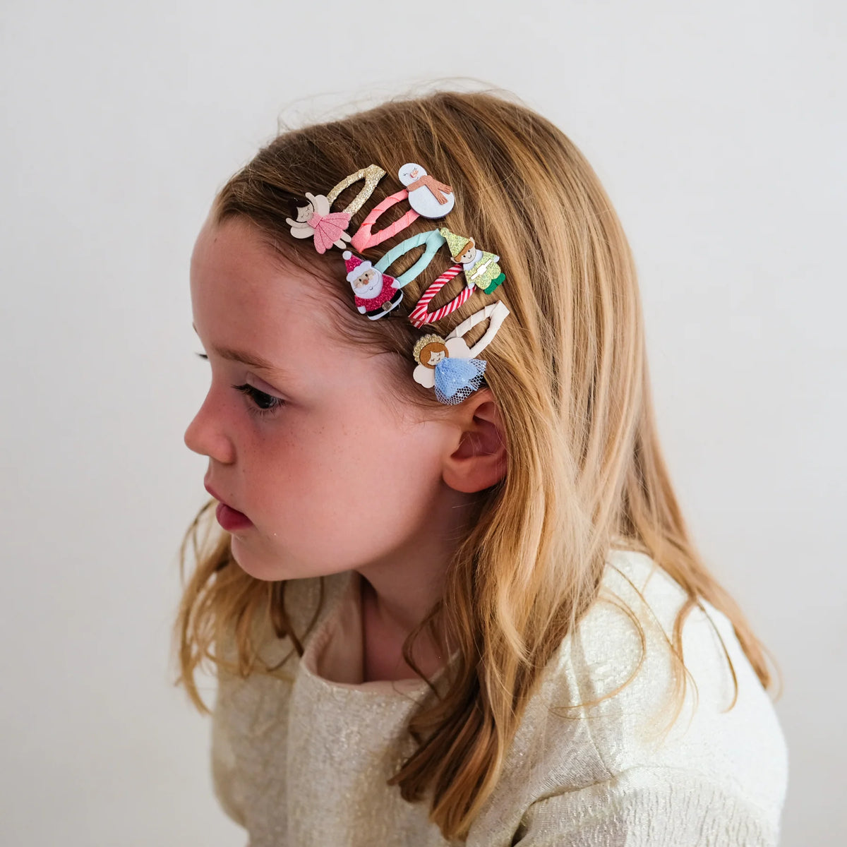 Mimi & Lula – Cute Christmas Character Mini Hair Clips | 5 stuks