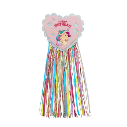 Mimi & Lula –  Magical Unicorn Birthday Badge | Multicolour