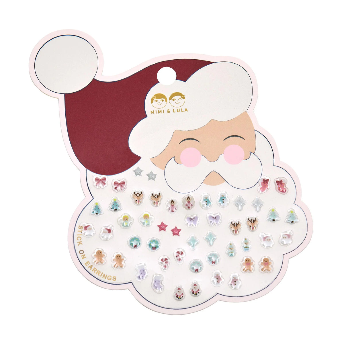 Mimi & Lula - Santa Stick On Earrings | 25 paar