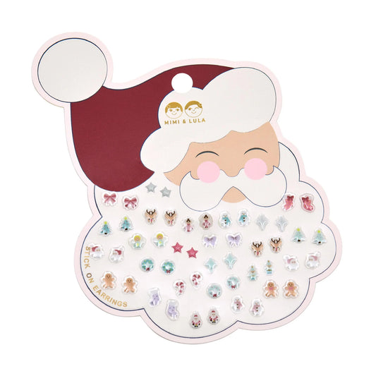 Mimi & Lula - Santa Stick On Earrings | 25 paar
