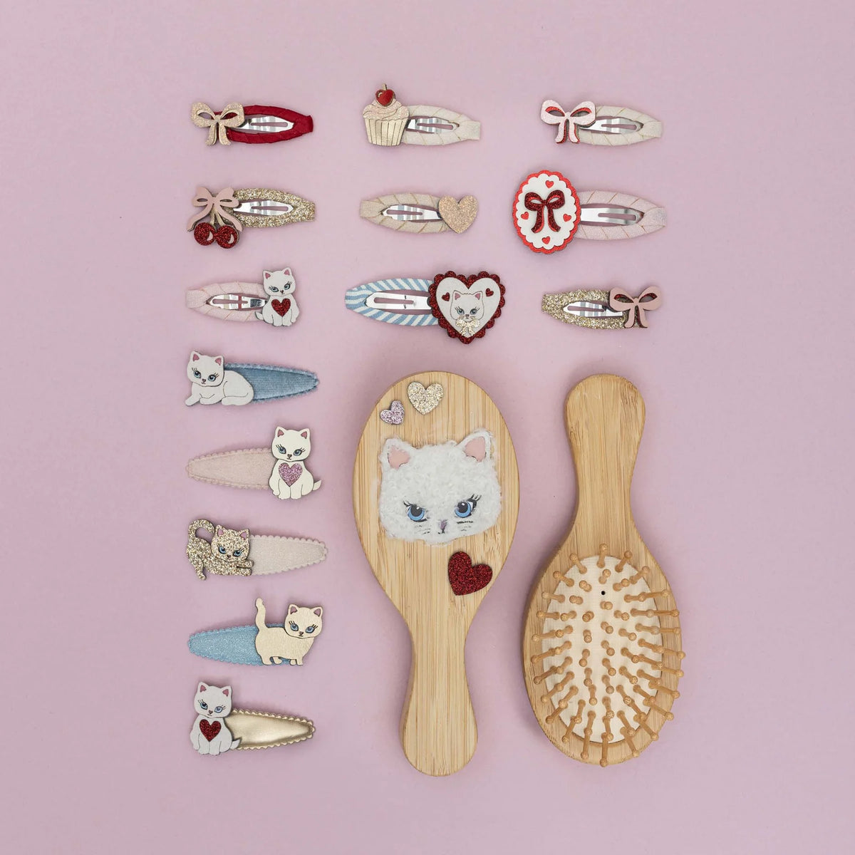 Mimi & Lula – Scalloped Kitty Hair Clips | 2 stuks