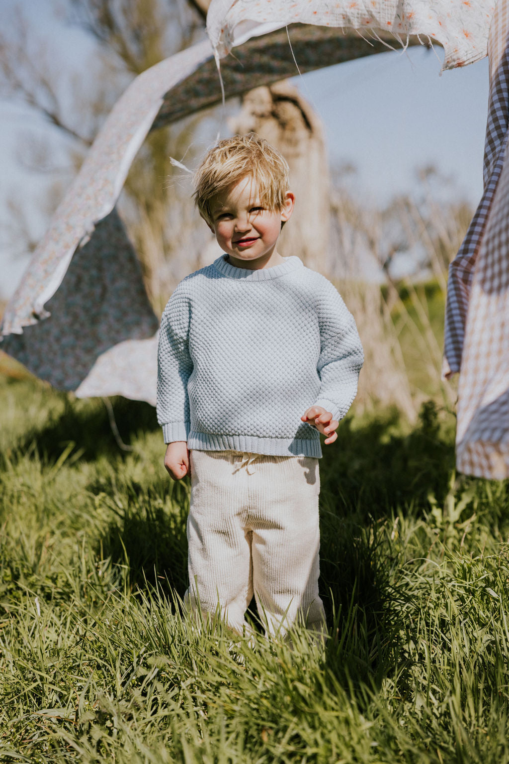 Yuki - Kyoto Knitted Sweater Baby Blue (PO)