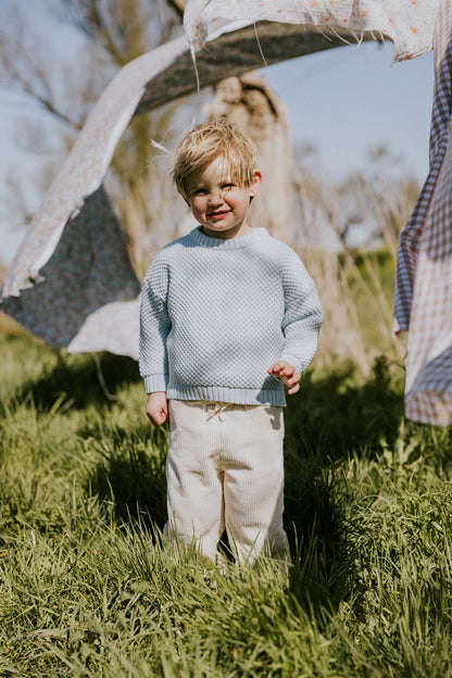 Yuki - Kyoto Knitted Sweater Baby Blue (PO)