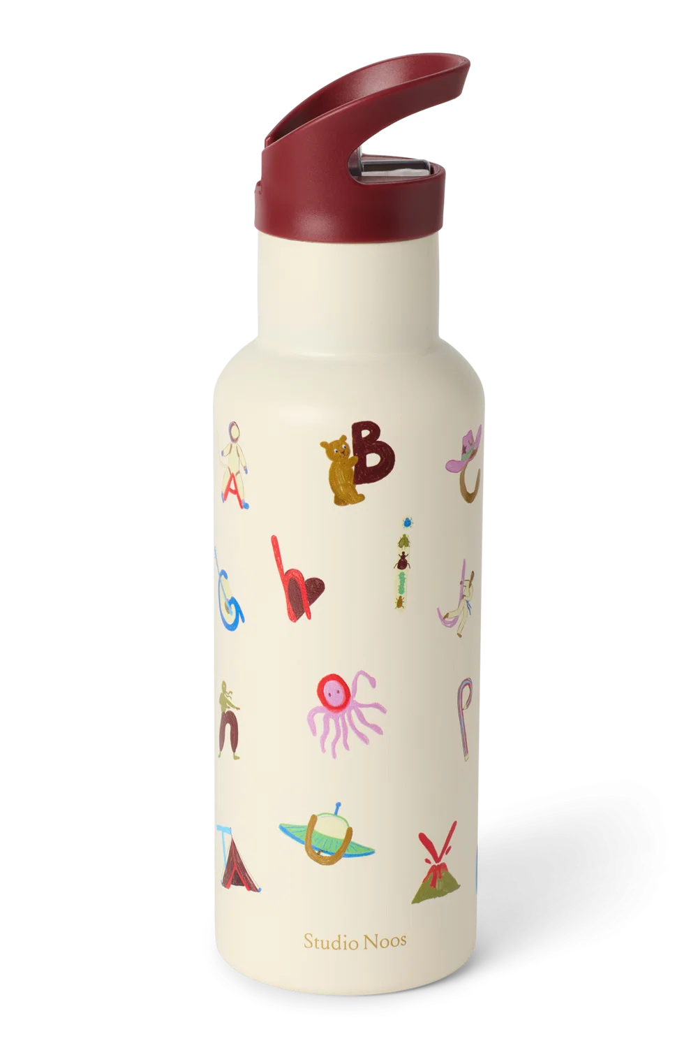Studio Noos - Stainless Steel Bottle 500ML | Alphabet