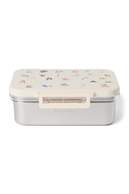 Studio Noos - Stainless Steel Lunchbox | Alphabet