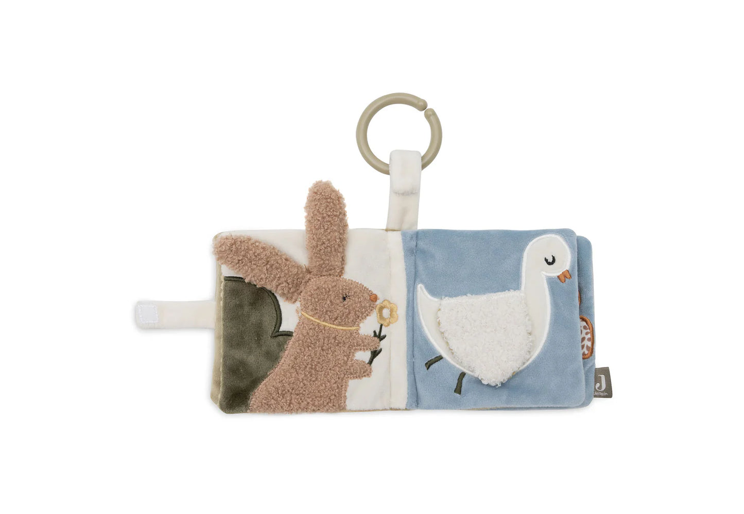 Jollein - Soft Activity Book – Tiny Park | Zacht Activiteitenboekje voor Baby’s