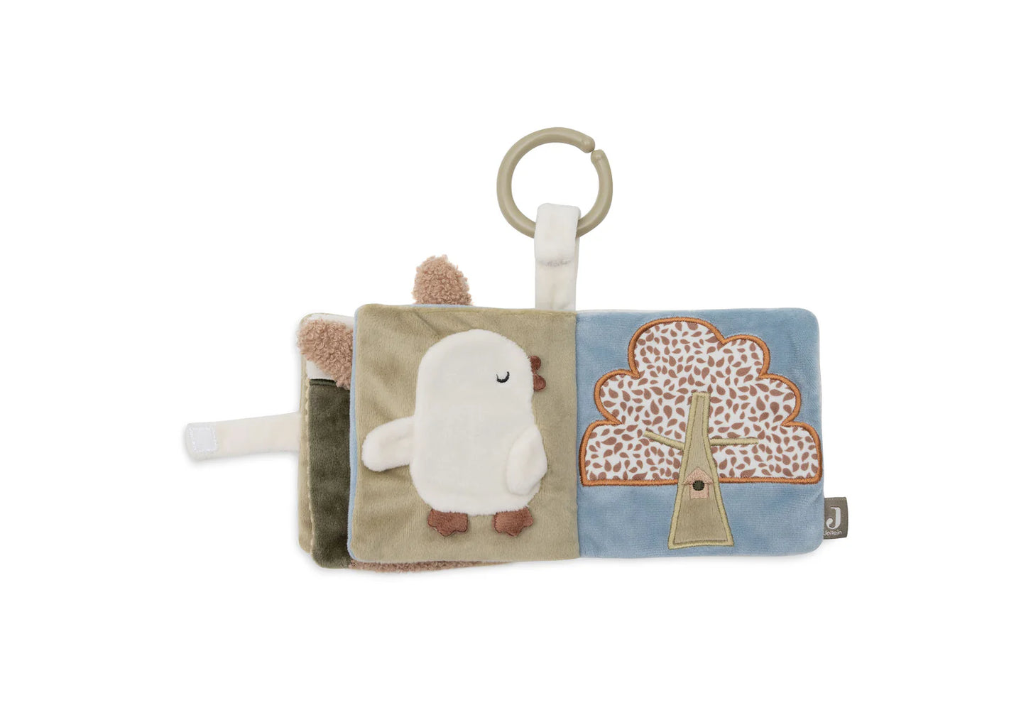 Jollein - Soft Activity Book – Tiny Park | Zacht Activiteitenboekje voor Baby’s