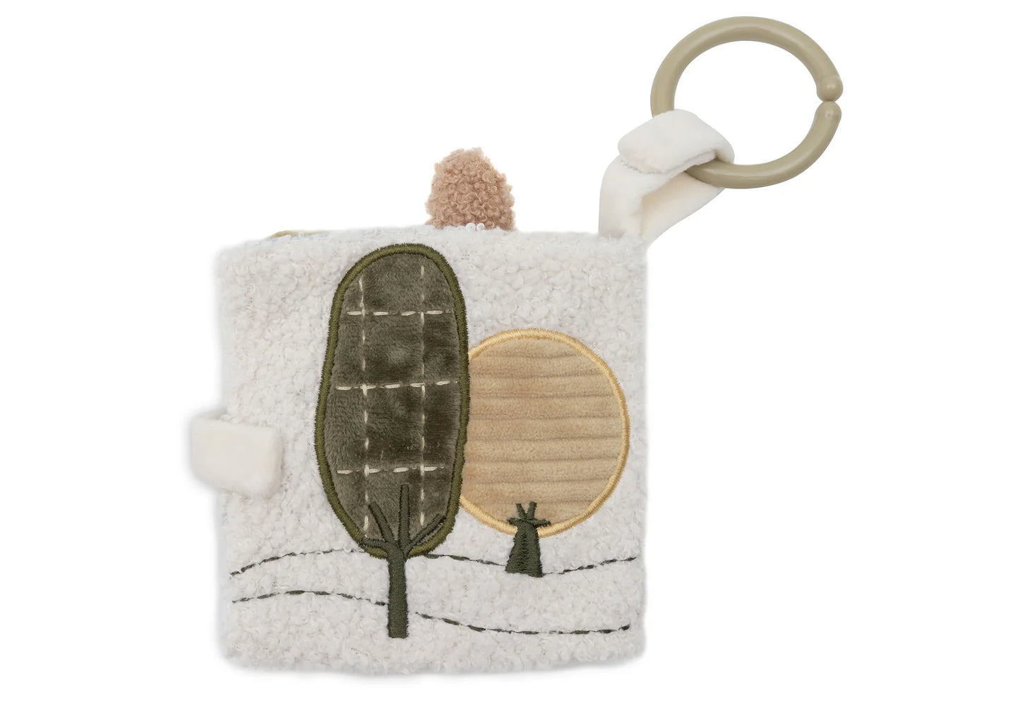 Jollein - Soft Activity Book – Tiny Park | Zacht Activiteitenboekje voor Baby’s