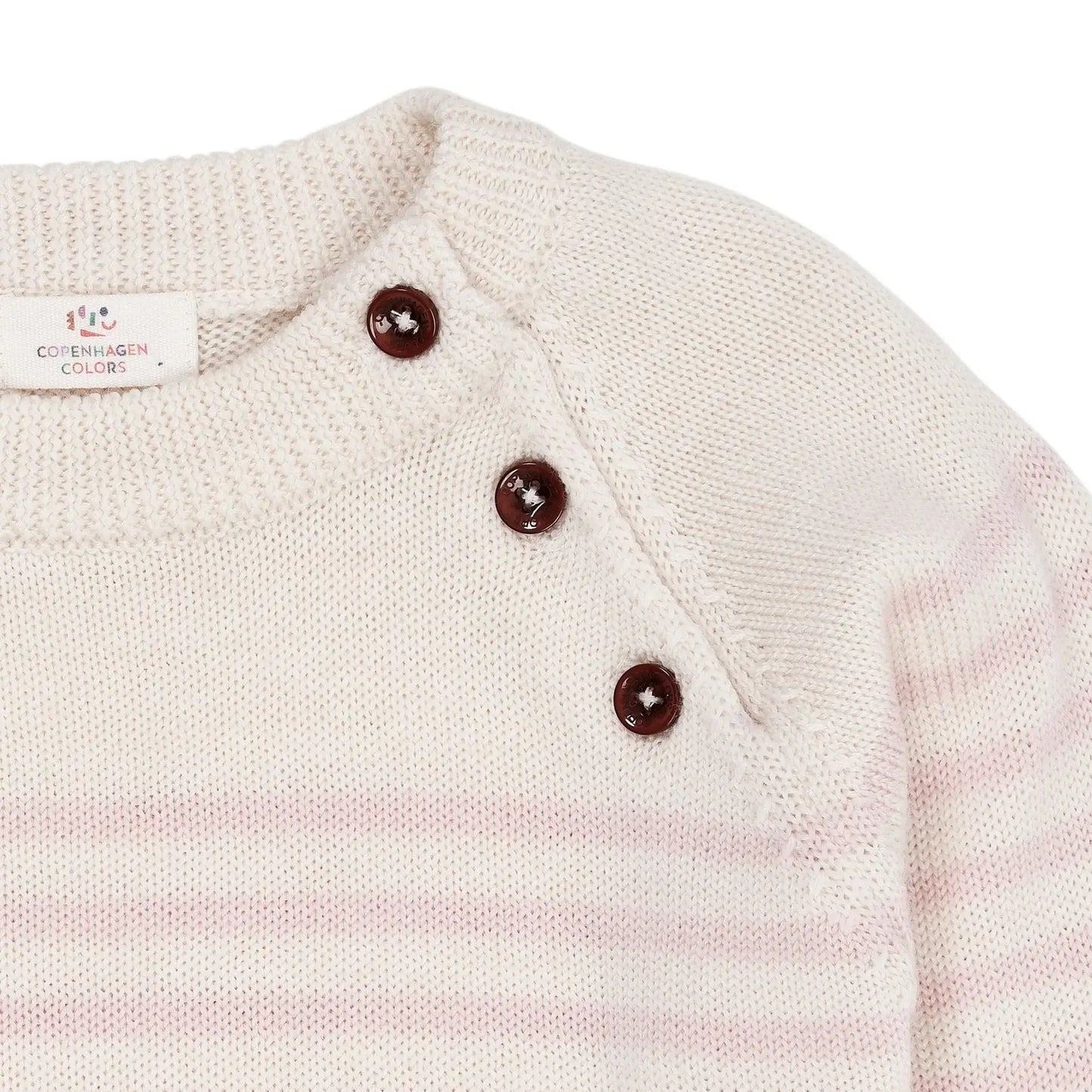 Copenhagen Colors Merino classic cream/rose trui
