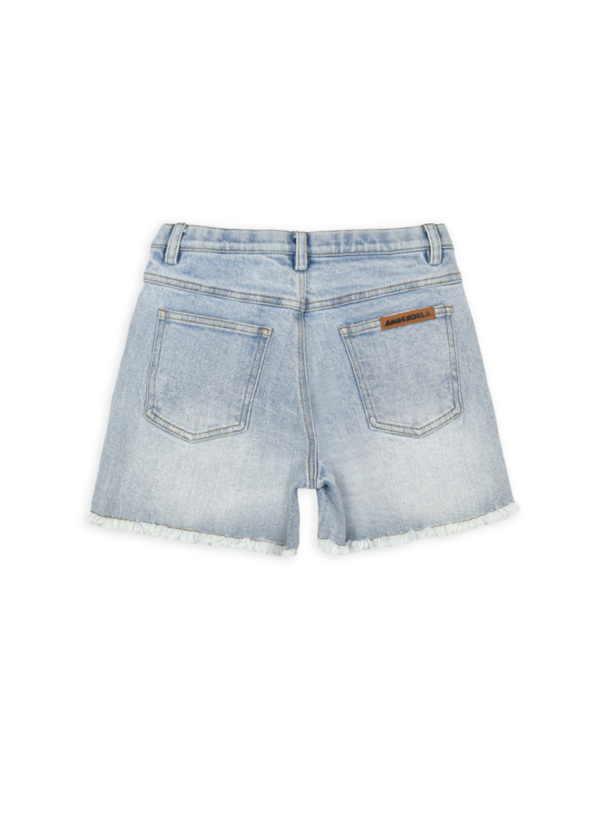 Ammehoela - Jeans Shorts Julia Bleached met patches