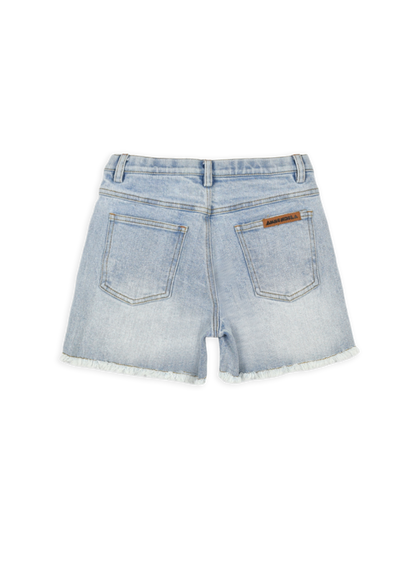 Ammehoela - Jeans Shorts Julia Bleached met patches