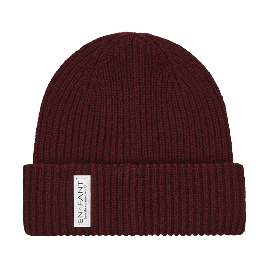En Fant - Beanie w. Lining | Port Royale Burgundy