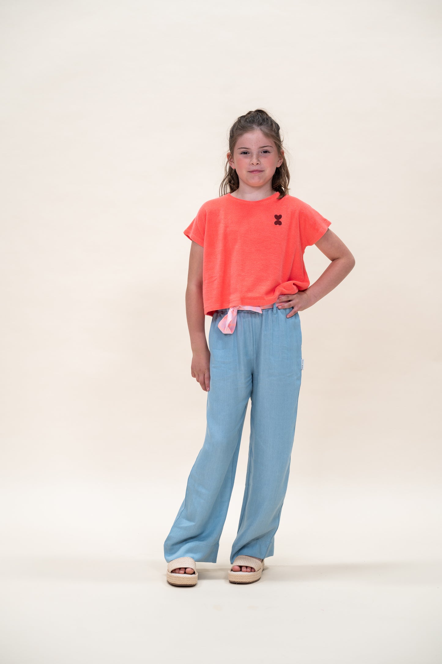 Petit Blush - Wide Leg Pants Jeans Blue