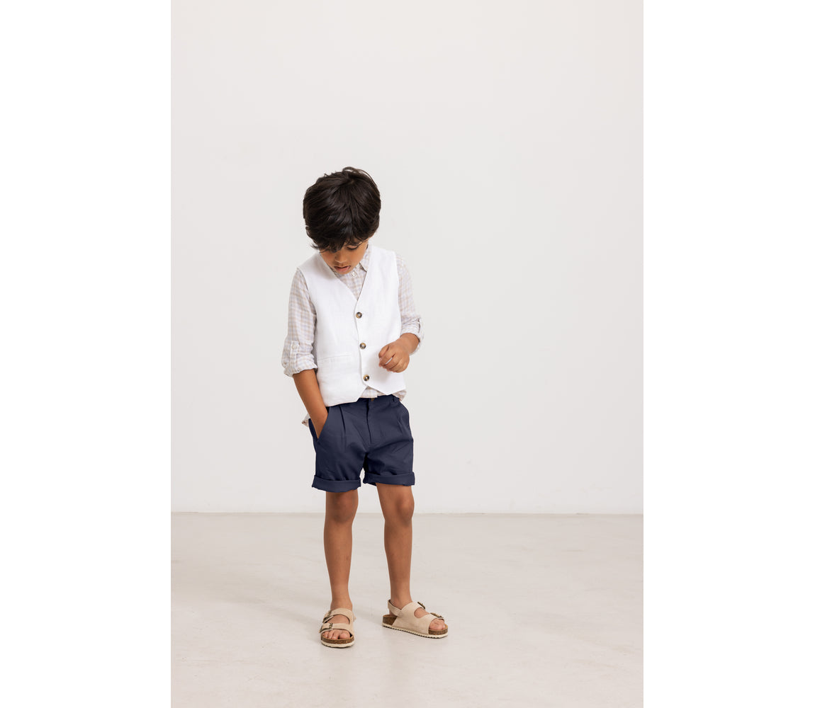 MarMar Copenhagen - Chino Twill Shorts Deep Blue